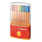 Stabilo - Lot de 20 Stylos Point Fine POINT 88.