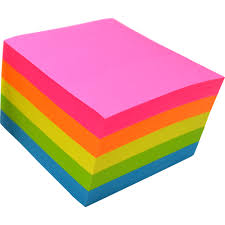 Stick Notes Assortis 76x76mm – 100 Feuilles (Deli)