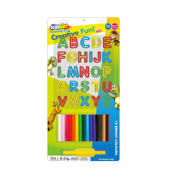 PATE A MODELER 15+KALKAL+ ALPHABET KID ART.