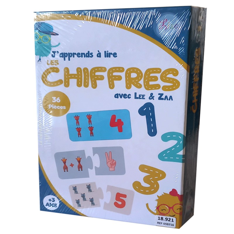 J'Apprends à Lire les Chiffres avec Lee & Zaa - Lisa Toys