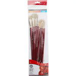 Kit 10 Pinceaux Oil Soies Beaux Blancs - Daler Rowney.