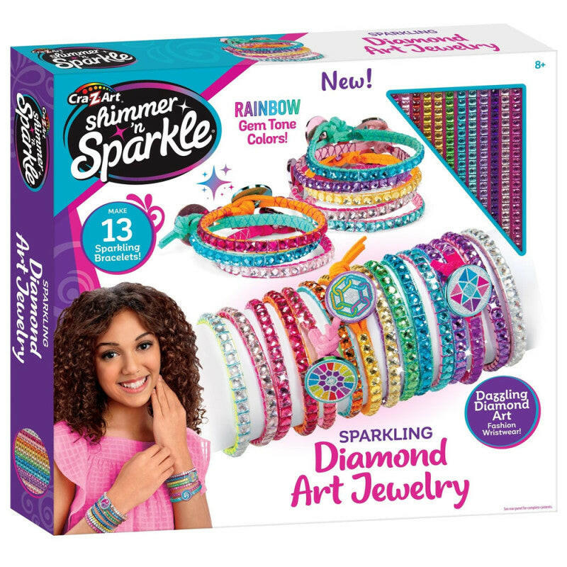 Kit De Fabrication Diamond Art Jewelry, Cra-Z-Art Shimmer'n Sparkle.