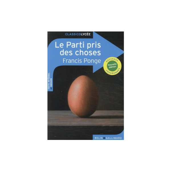 LE PARTI PRIS DES CHOSES