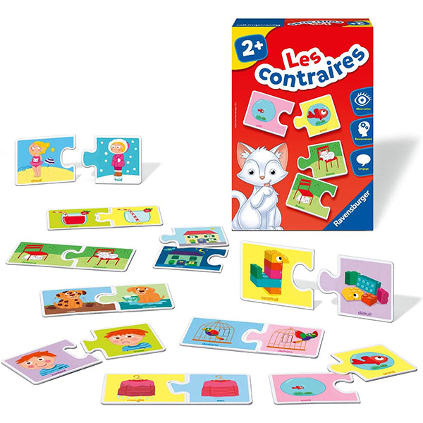 Puzzle Éducatif - Les Contraires
