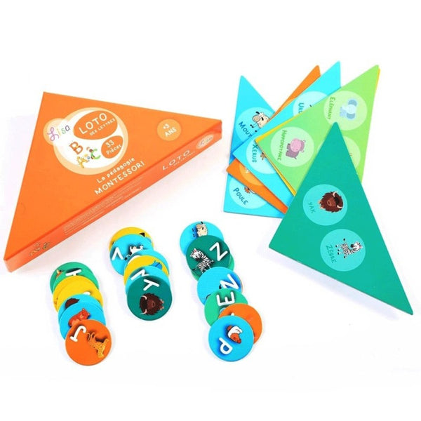 Loto des Lettres - Pédagogie Montessori - Lisa Toys