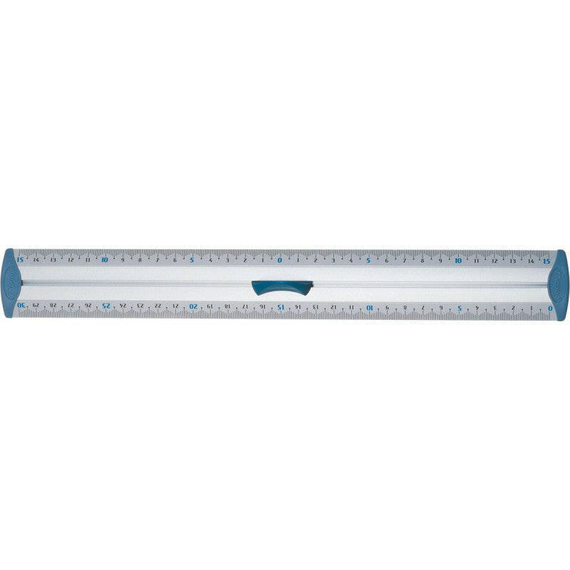Maped - Règle Aluminium 30 cm Triple Décimètre.