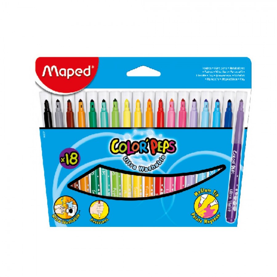 Maped - Feutres Color'Peps Imagine 18pcs