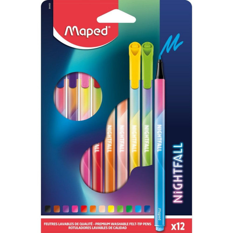 Maped - Feutres Color'Peps Medium Nightfall 12pcs