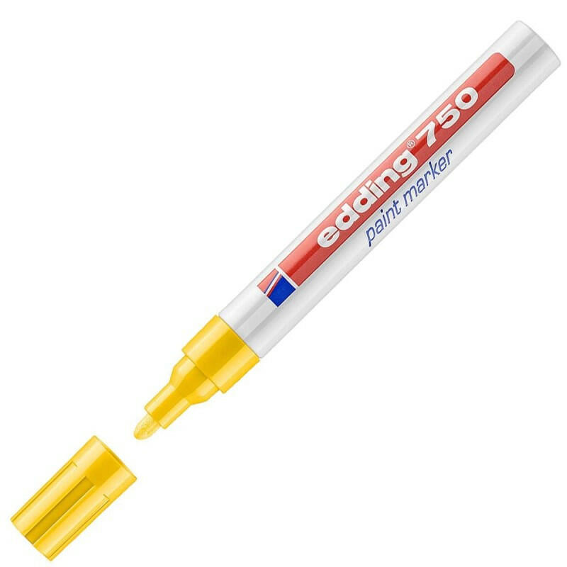 Marqueur Paint Jaune Edding - Marquage Permanent