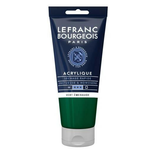 Acrylique Fine 80ml Vert Émeraude.