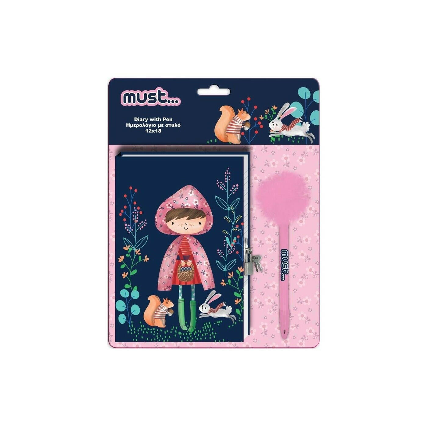 Set Notebook + Stylo Must Rain - Blister.