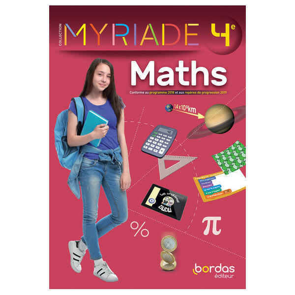 Myriade Maths 4e - Manuel élève (2021).