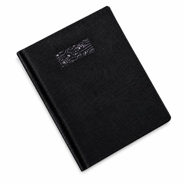 P CAHIER GM LINO NOIR PURPLE 1100205