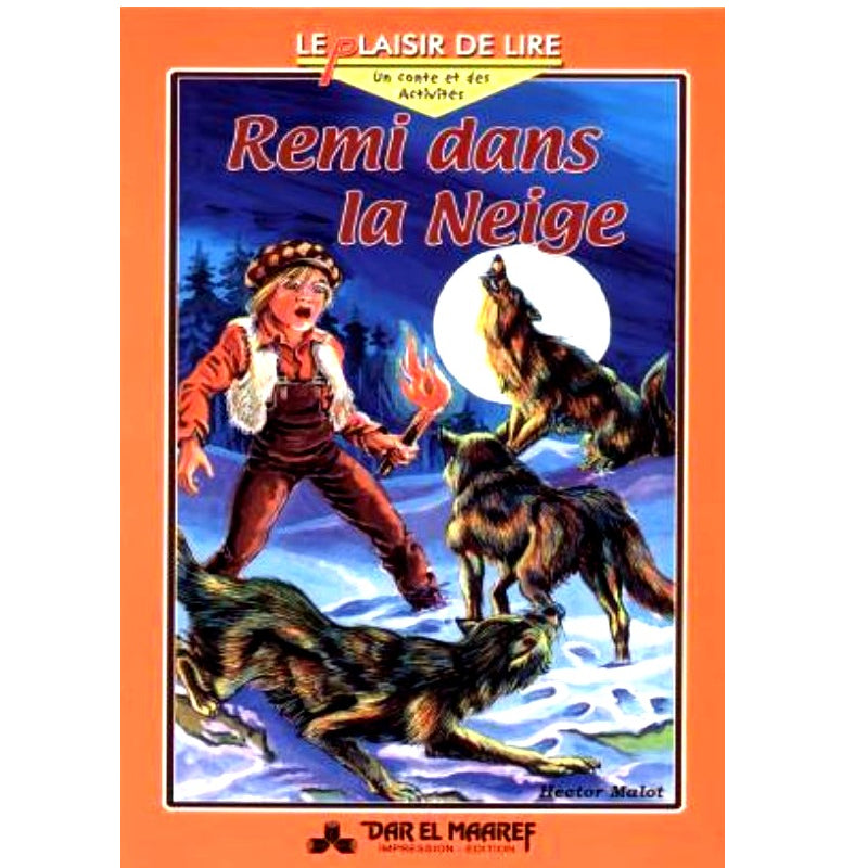 LE PLAISIR DE LIRE-REMI DANS LA NEIGE