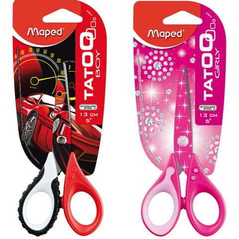 Maped - Ciseau en blister Tatoo.