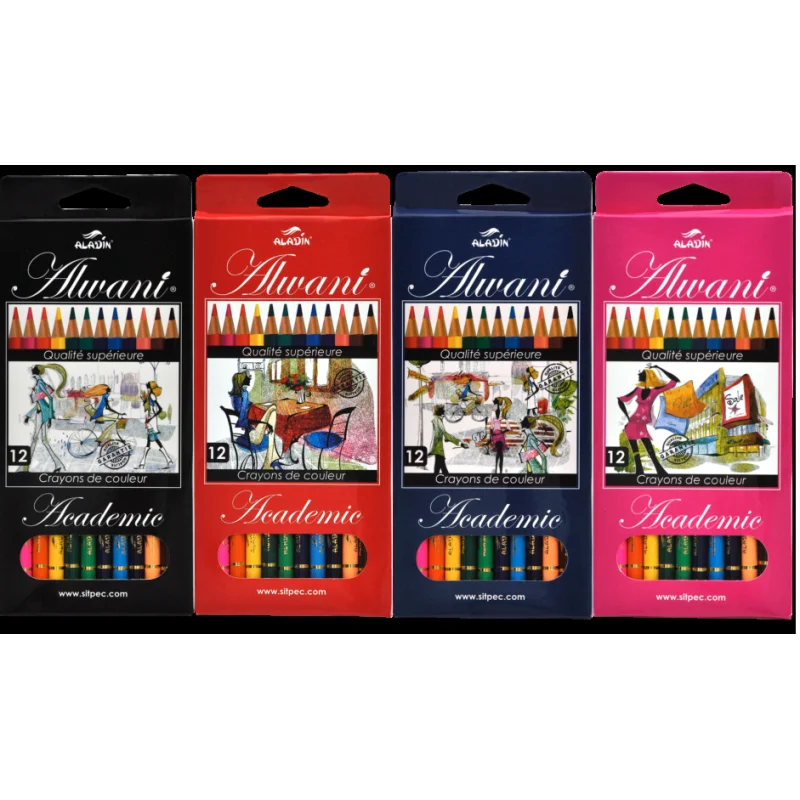 CRAYON COULEUR 12/18 BC FLUO ALADIN C000523.
