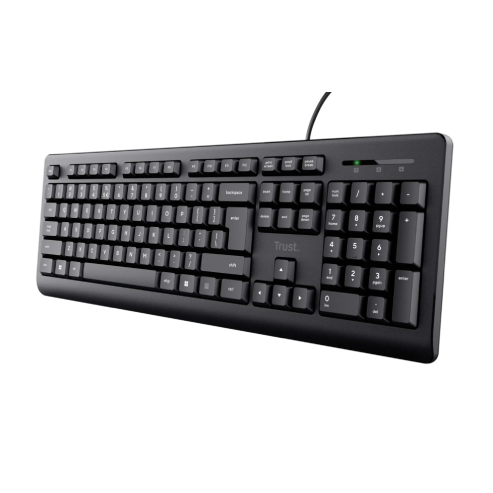 Clavier USB AZERTY FR Noir Trust Primo - Ref 24144.