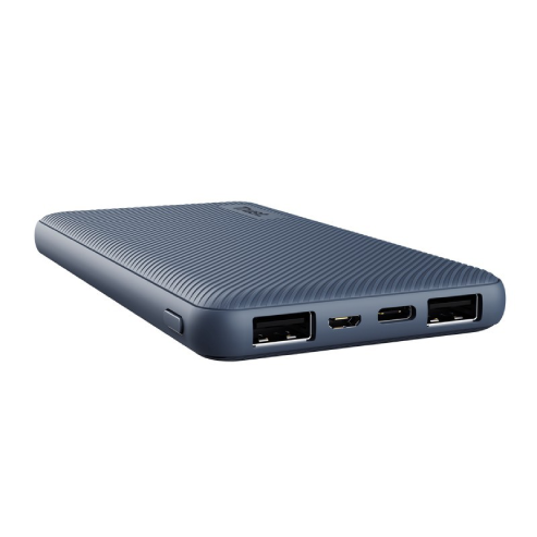Power Bank 10.000mAh Eco 2x USB + 1x Type-C Bleu Trust Primo.