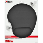 Tapis de Souris Ergonomique avec Repose-Poignet Noir Trust - Ref 16977-06.
