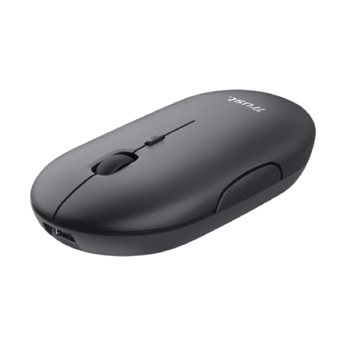 Souris Ultra-Plate Sans Fil Rechargeable Noir - Trust.