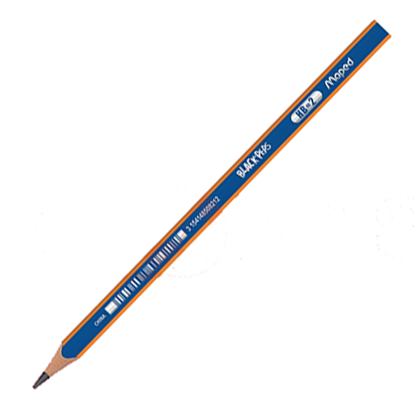 CRAYON NOIR MAPED PLASC HB-2.