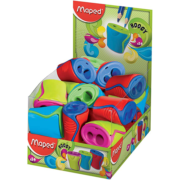 Maped - Taille-Crayon Boogy 2 Trous avec Réservoir.