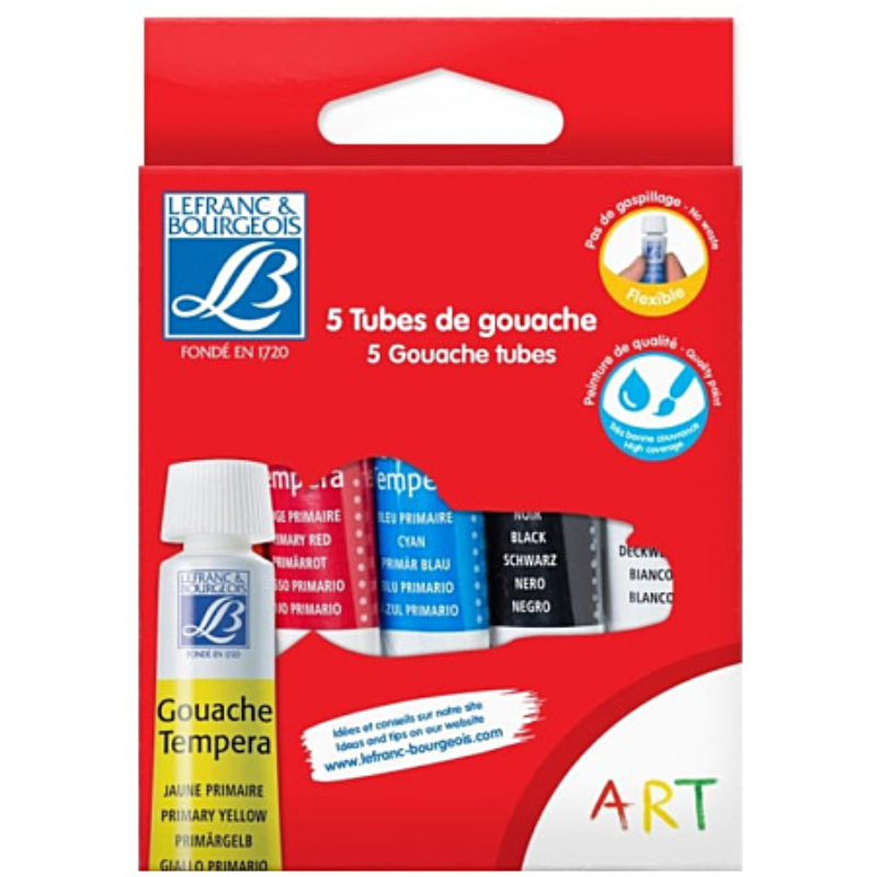 Gouache Scolaire 5x10ml.