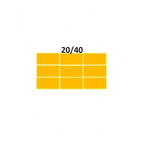 Papier Gomme 20×40 Jaune.