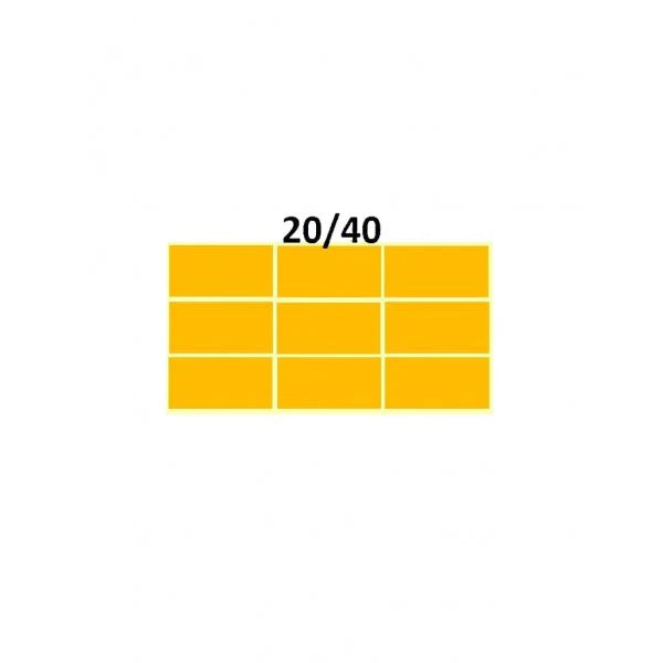 Papier Gommé 20x40 cm – Jaune – Paquet.