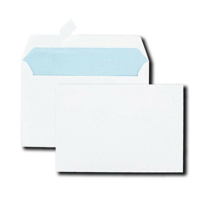 Lot de 500 enveloppes blanches 120x176 mm.