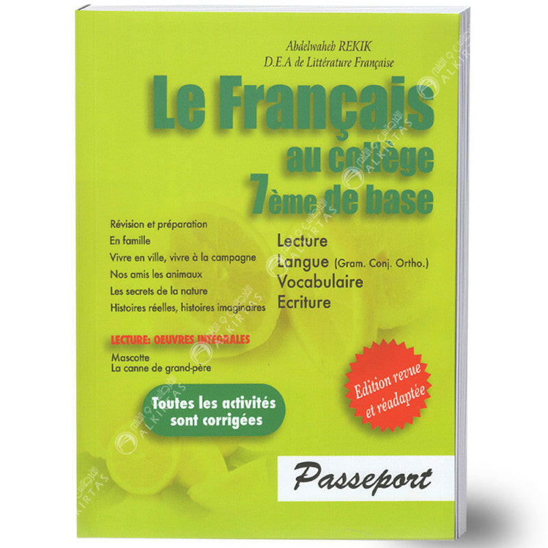 COL LE FRANCAIS AU COLLEGE GLOBAL 7E.