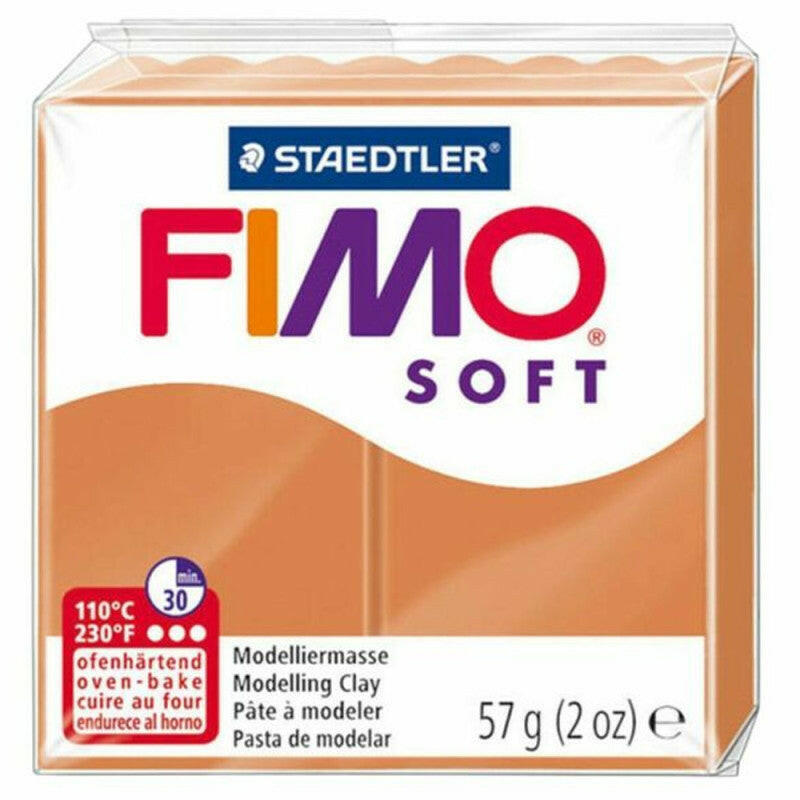 Pâte Cognac Marron 76 FIMO SOFT STAEDTLER.