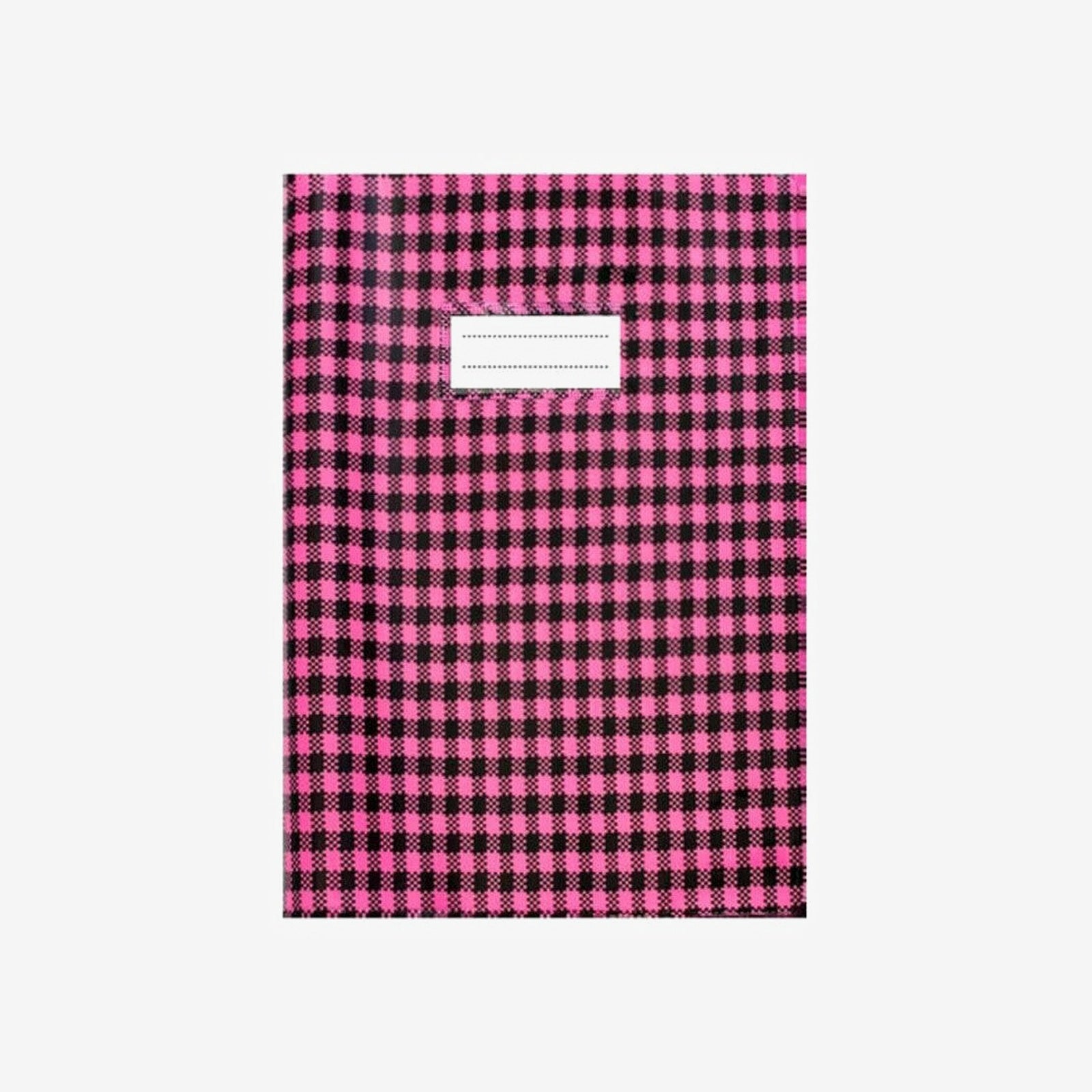 Protège-Cahier En PVC Vichy 17x22 cm - Purple.