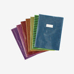 Protège-Cahier En PVC Vichy 17x22 cm - Purple.