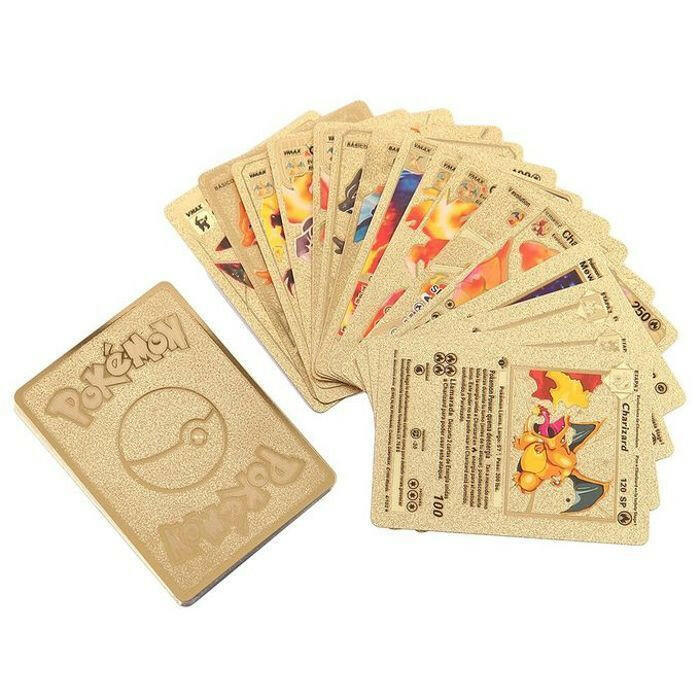 Carte Pokémon Dorée 3D – Modèle Collector.