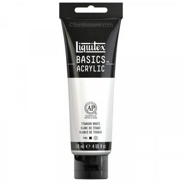 Liquitex Basics 118ml – Blanc de Titane (432).