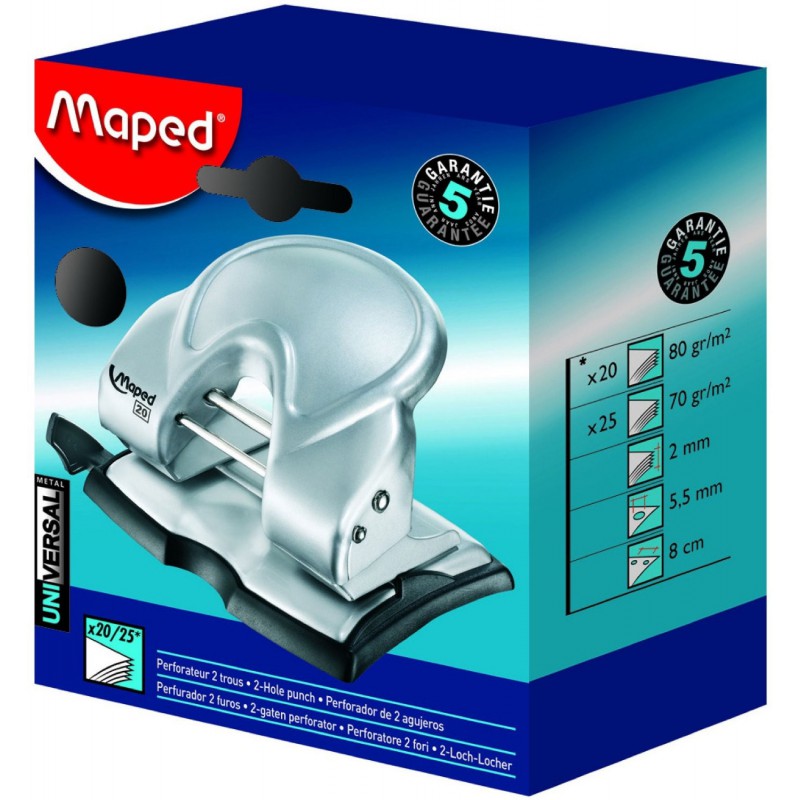 Maped - Perforateur Universal Métal 20/25F