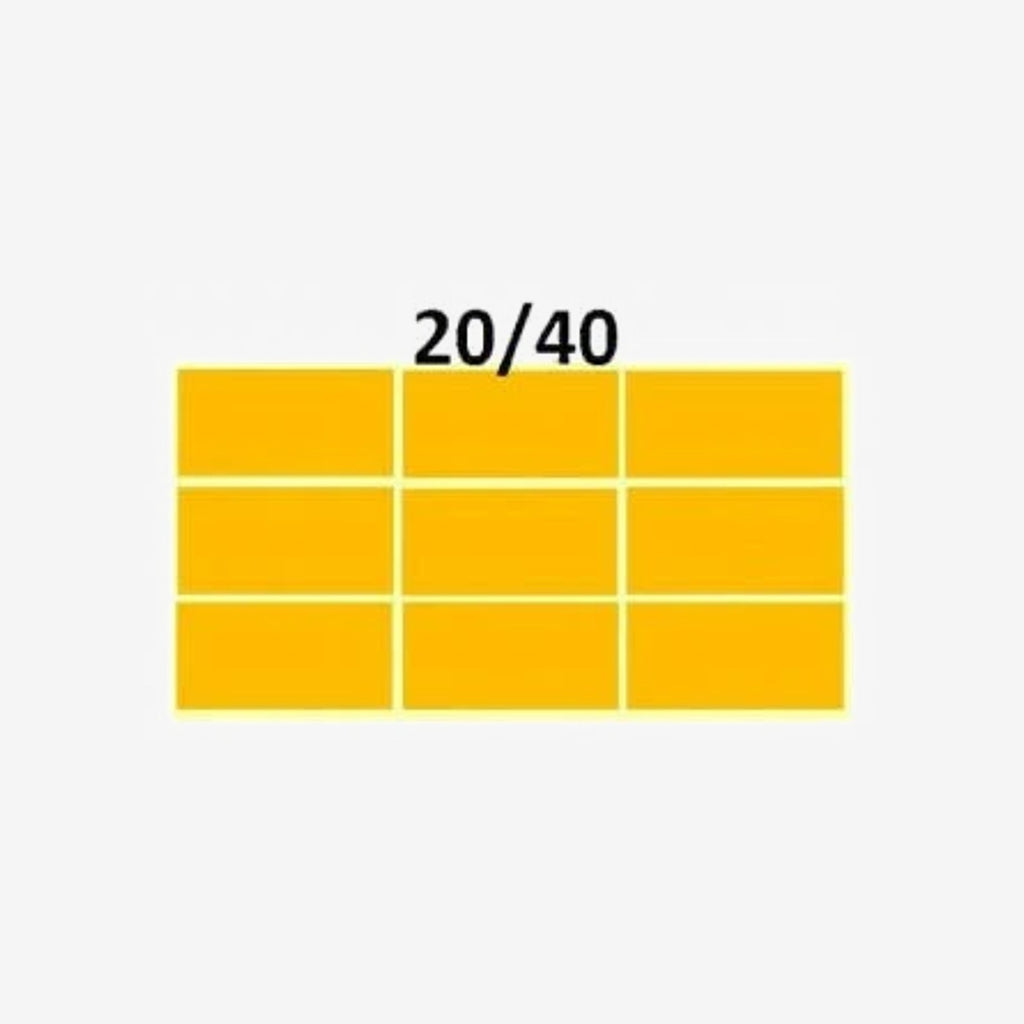 Papier Gomme 20×40 Jaune.