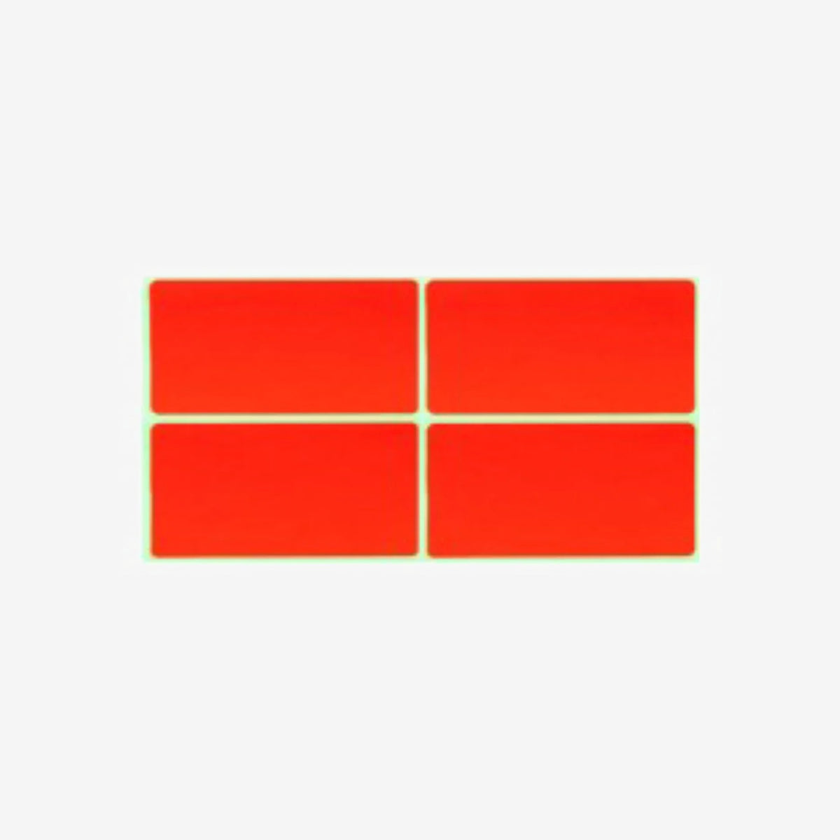 Papier Gomme 10×20 Rouge.