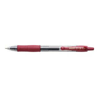 STYLO G-2 07 GEL BORDEAUX PILOT.
