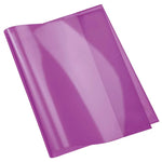 Protège-Cahier En PVC Cristal 17x22 cm - Purple.