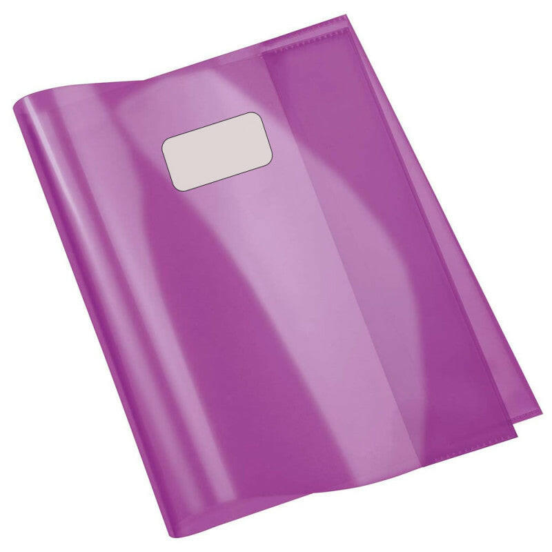 Protège-Cahier En PVC Cristal 24x32 cm - Purple.