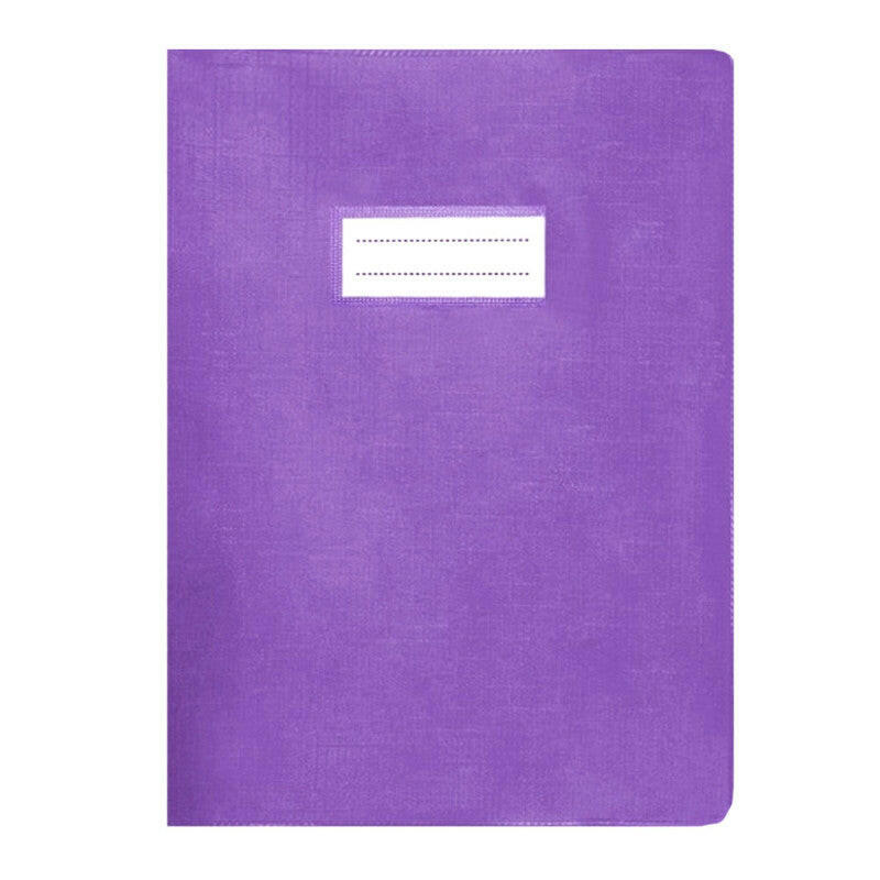 Protège-Cahier En Pvc Lino 17x22, Violet - Purple.