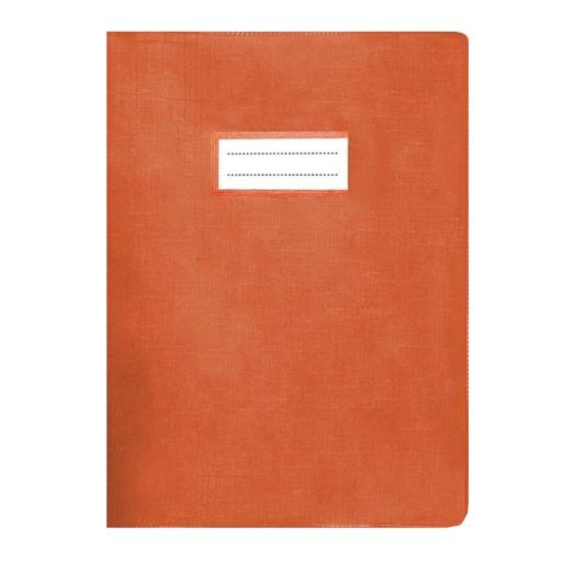 P CAHIER 17*22 LINO ORANGE PURPLE 1100116