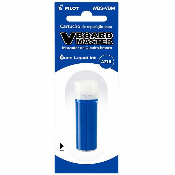 BLS RECHARGE MARQUEUR TABLEAU BLEU PILOT WBS-VBM-L