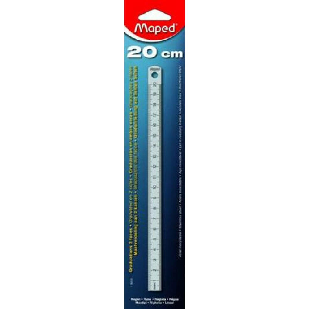 Maped - Règle Métallique 20 cm.