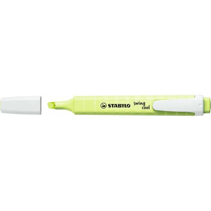 Surligneur Stabilo Swing Cool – Vert Citron (Édition Pastel).