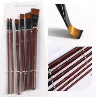 Set de 6 Pinceaux Plat Professionnel - Amz.