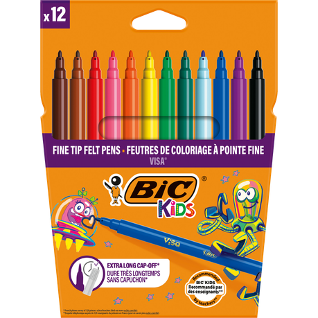 FEUTRE 12 KIDS VISA BC BIC.