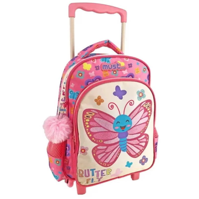 SAC A DOS ENFANT TROLLEY MUST BUTTERFLY